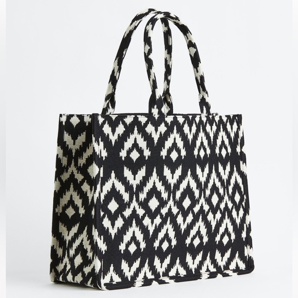 H & M Jacquard-Weave Handbag - NWT